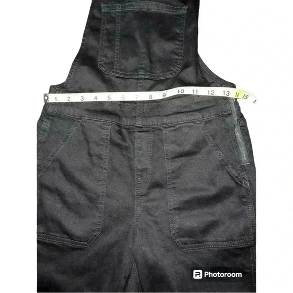 Black overalls with side waist zipper, J Crew XS - Picture 4 of 9